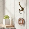 Tribal Woman Wooden Keychain