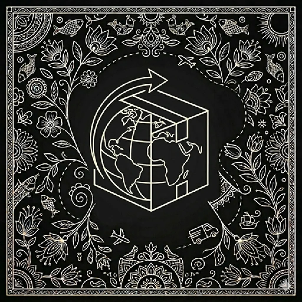 worldwide shipping for artwork icon