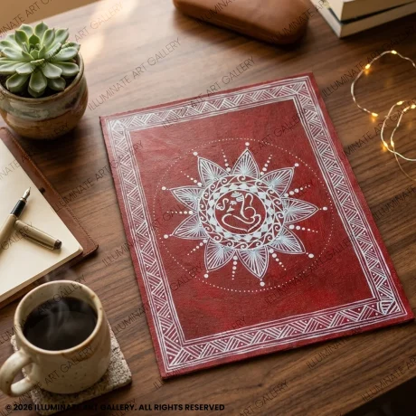 sacred-ganpati-aipan-art-handmade